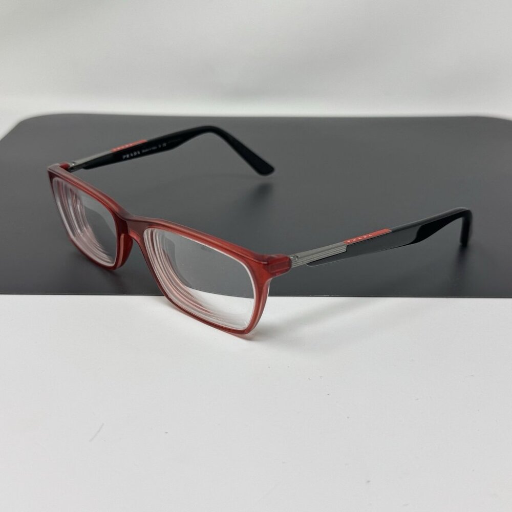 Prada Red Eyeglasses Frame Vps 01b Ab9-1o1 54 [] … - image 4